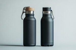 Image to two similiar water bottles