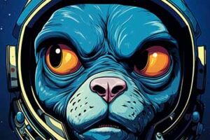 AI illustration of a wolve-like animal