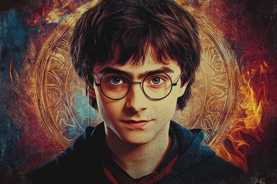 AI image of Harry Potter