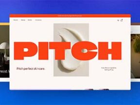 Screenshot of the "Pitch" theme cover