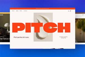 Screenshot of the "Pitch" theme cover