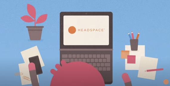 Screenshot of YouTube video: Say hello to Headspace. Screenshot of YouTube video: Say hello to Headspace.