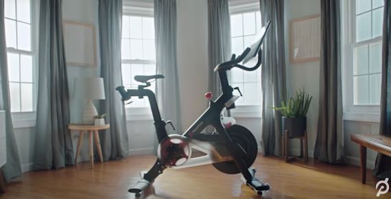 Screenshot of YouTube video: An Inside Look at the Peloton Bike. Screenshot of YouTube video: An Inside Look at the Peloton Bike.