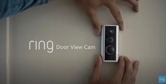 Screenshot of YouTube video: Ring Door View Cam - A New Point of View. Screenshot of YouTube video: Ring Door View Cam - A New Point of View.