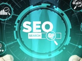 Illustration of the letters S - E - O in an AI concept