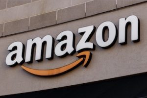 Amazon logo on a building