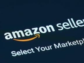 Screenshot of web page that reads "Amazon Seller"