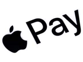 Apple Pay logo on a smartphone screen