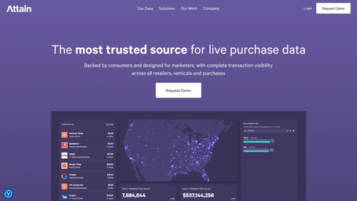 Home page of Attain Home page of Attain
