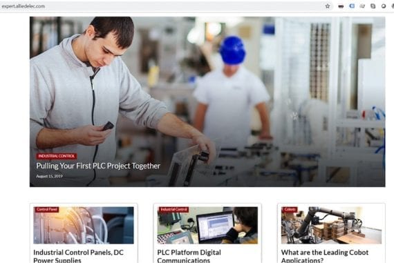 Allied Electronics offers advice to buyers via videos.