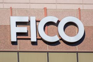 FICO signage on headquarters building