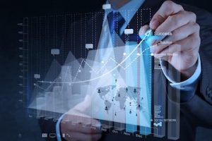 Illustration of a rising graph