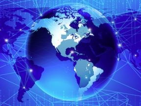 Illustration of a worldwide map