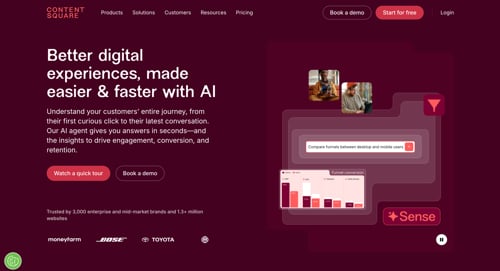 Home page of Contentsquare Home page of Contentsquare