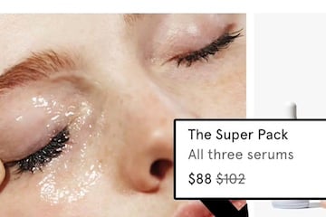 Image from Glossier of a cosmetic cross-sell offer