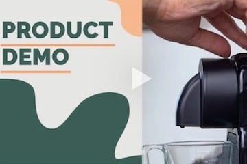 Screenshot from animoto of a product-demo video example