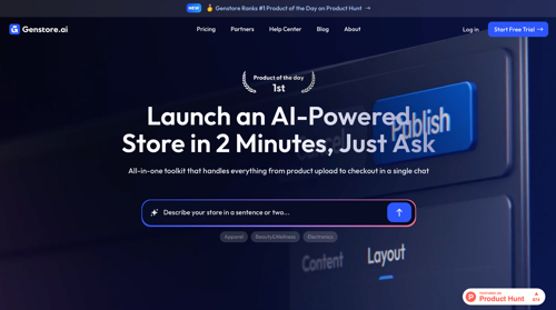 Home page of Genstore Home page of Genstore