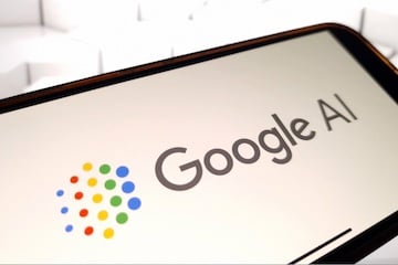 Google AI logo on a smartphone