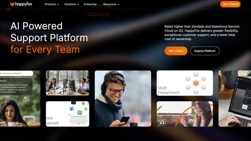 HappyFox home page HappyFox home page