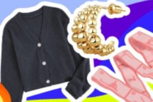 Screenshot from Haul's home page on the app showing apparel items