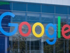 Google headquarters in Mountain View, California, USA