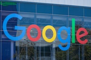 Google headquarters in Mountain View, California, USA