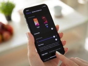 Image of a smartphone screen in dark mode