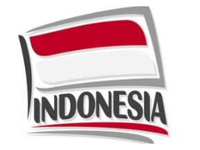 Illustration of Indonesia flag