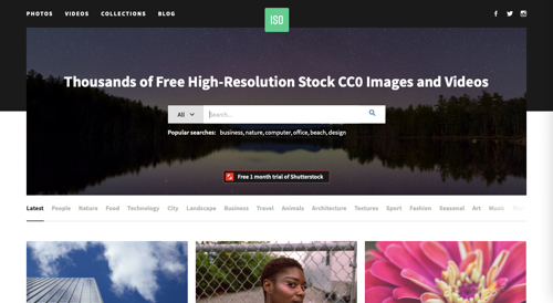 Screenshot of ISO Republic home page. Screenshot of ISO Republic home page.