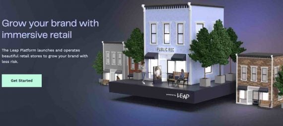 Screenshot of Leap Services home page. Screenshot of Leap Services home page.