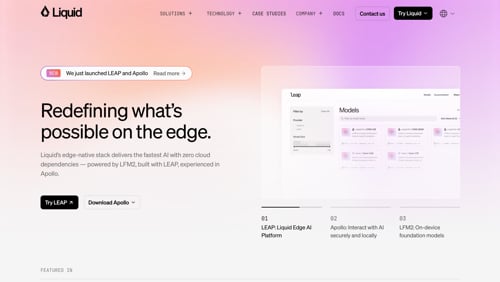 Home page of Liquid Home page of Liquid