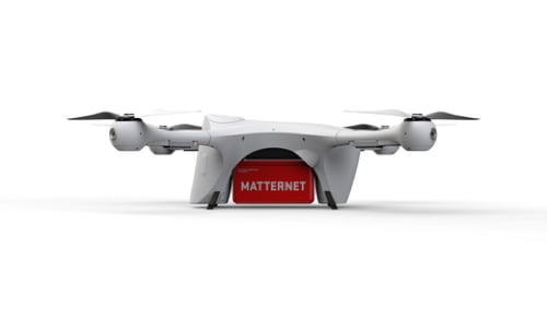 Photo of a Matternet drone