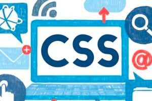 Illustration of the letters C S S on a computer screen