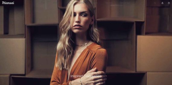 Screenshot from the Miansai home page. Screenshot from the Miansai home page.