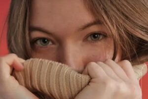 Image from Lily AI of a female in a sweater