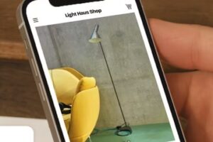 Screenshot from Affirm of a smartphone