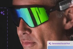 Image from GoDaddy Airo of a male with sunglasses