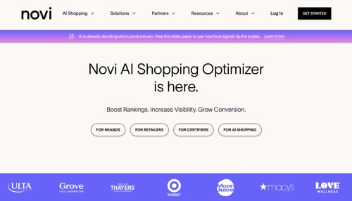 Home page of Novi Home page of Novi