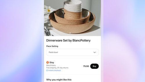Web page for ChatGPT's Instant Checkout Web page for ChatGPT's Instant Checkout