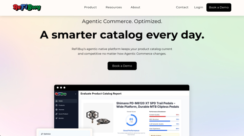 ReFiBuy Home page of ReFiBuy