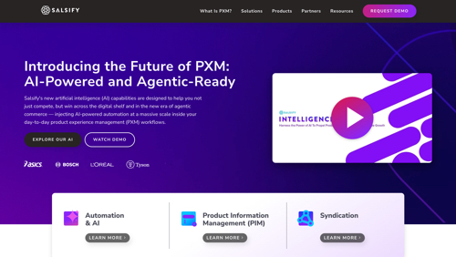 Home page of Salsify Home page of Salsify