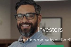 Screenshot of a male investor from Nasdaq Private Market home page