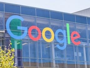 Photo of a Google office building with the name and logo on the outside