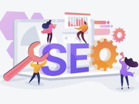 Illustration of SEO tools concept