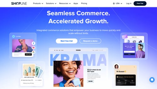 Home page of Shopline Home page of Shopline