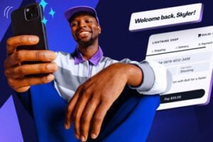 Image from Bolt of a male looking at his smartphone