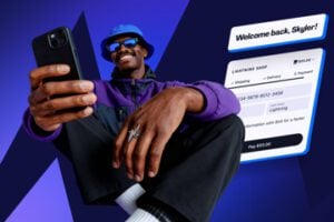 Image from Bolt of a male looking at a smartphone