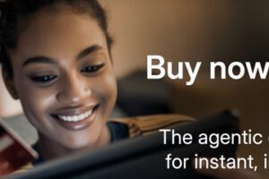 Image from Firmly.ai of a female holding a credit card