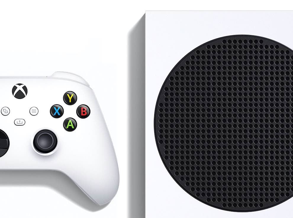 Photo from Walmart.com of the top of an Xbox and its controller Photo from Walmart.com of the top of an Xbox and its controller