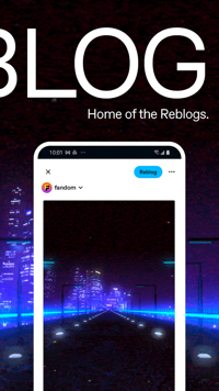 Home page of Tumblr on a mobile screen Home page of Tumblr on a mobile screen